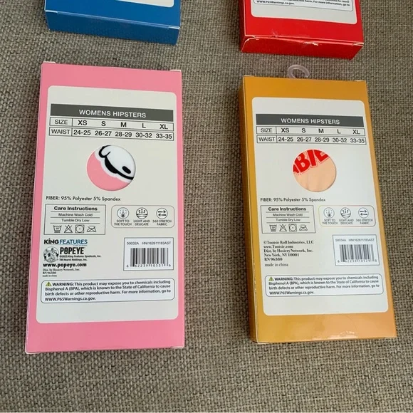 The Hipster Underwear Novelty Panties Womens Size Small Popeye Sugar Babies - Picture 6 of 6